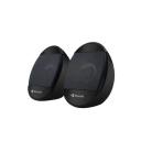 Kisonli L-7070 Multimedia Mini LED Speaker Strong Bass With Volume Control for PC & Laptop - Black