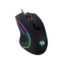 Redragon Predator M612-RGB Gaming Mouse, 8000 DPI Wired Optical Gamer Mouse with 11 Programmable Buttons & 5 Backlit Modes, Software Supports DIY Keybinds Rapid Fire Button - Black
