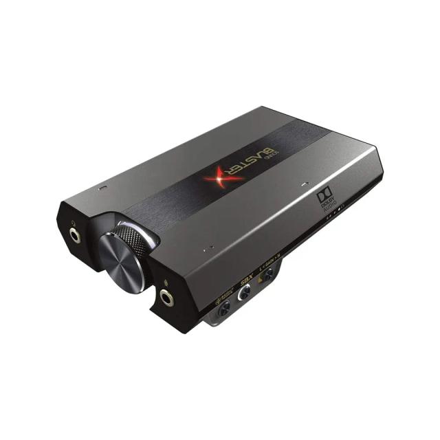 Sound BlasterX G6, Hi-Res 130dB 32bit/384kHz Gaming DAC, External USB Sound Card with Xamp Headphone Amp, Dolby Digital, 7.1 Virtual Surround Sound, Sidetone/Speaker Control for PS4, Xbox One