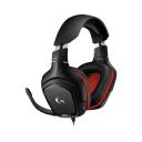 Logitech G332 Wired Gaming Headset, Stereo, Rotating Leatherette Ear Cups, 3.5 mm Audio Jack, Flip-to-Mute Mic, Lightweight, Multi Platform, Black