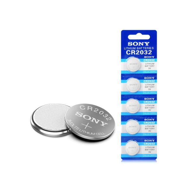 SONY CR2032 3V 5Pcs Lithium Button Batteries Coin Cell Battery For CMOS Computer Motherboard PDAs Remote Control Calculator