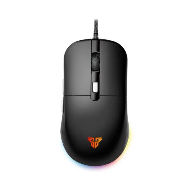 Fantech KANATA S VX9S Wired Gaming Mouse,  Ambidextrous Design, 400-7200 DPI, 6D Macro Buttons, Attached USB-A Cable Connectivity, 82g, RGB Lighting, Huano 10M Switch, Fantech Software - Black