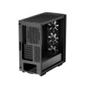 DeepCool CK560 PC Case ATX High-Airflow Front Panel with 3pcs 120mm ARGB Fans Mid-Tower Gaming Case Tempered Glass 140mm Rear Fan 360mm Radiator Case with Built-in GPU Bracket and Type-C, Black
