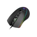 Redragon EMPEROR M909 RGB Gaming Mouse - 12400 DPI - 7 Optimized Programmable Buttons - Black, Wired