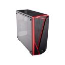 Corsair Carbide Series SPEC-04 Mid-Tower Gaming Case, Tempered Glass- Black/Red