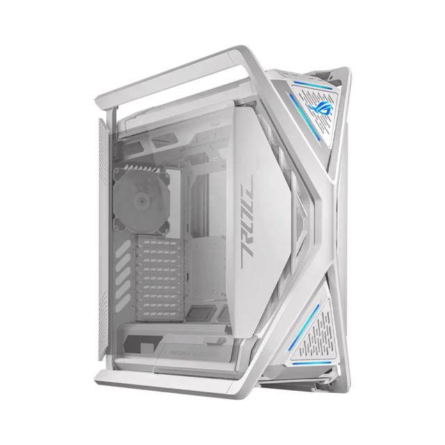 ASUS ROG Hyperion GR701 EATX Full-Tower Computer case with semi-Open Structure, Tool-Free Side Panels, Supports up to 2 x 420mm radiators, Built-in Graphics Card Holder,2X Front Panel Type-C - White