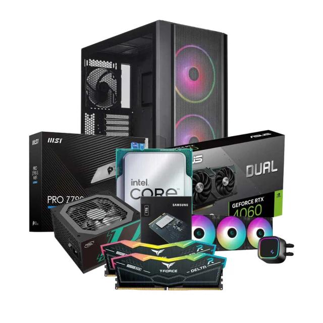 Mid-Range Gaming PC Build Offer NO.309 (Intel Core i7-13700KF, 32GB RAM 6000MHz, RTX 4060 OC 8GB, 1TB NVMe SSD)