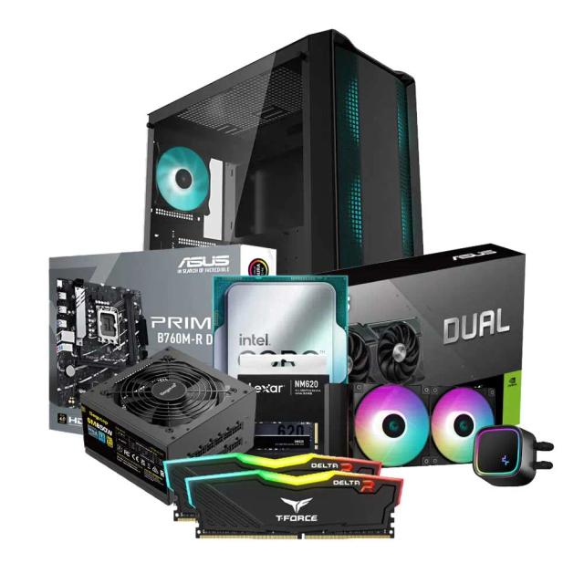 Mid-Range Gaming PC Build Offer NO.338 (Intel Core i7-12700KF, 32GB RAM 3600MHz, RTX 4060 OC 8GB, 1TB NVMe SSD)