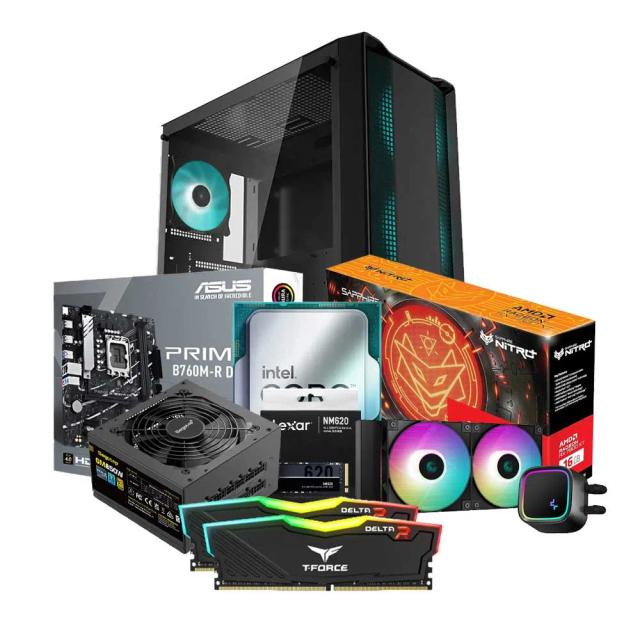 Mid-Range Gaming PC Build Offer NO.343 (Intel Core i7-12700KF, 32GB RAM 3600MHz, RX 7800 XT 16GB, 1TB NVMe SSD)