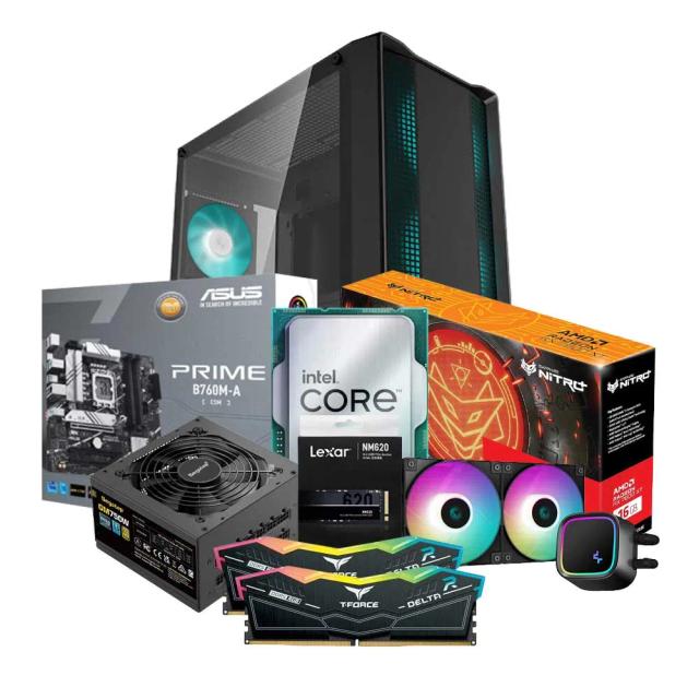 Mid-Range Gaming PC Build Offer NO.416 (Intel Core i7-12700KF, 32GB RAM 6000MHz,  RX 7800 XT 16GB, 1TB NVMe SSD)