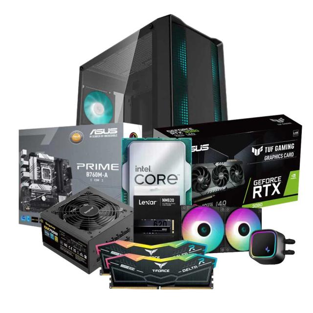 Mid-Range Gaming PC Build Offer NO.414 (Intel Core i7-12700KF, 32GB RAM 6000MHz, RTX 3080 OC 12GB, 1TB NVMe SSD)