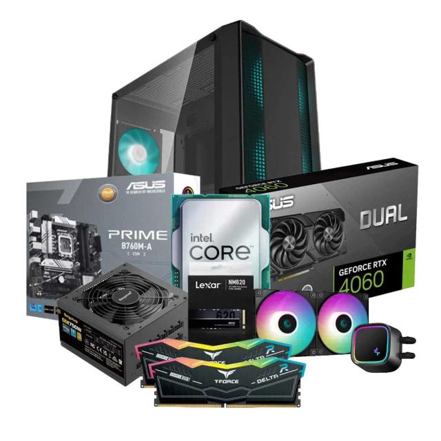 Mid-Range Gaming PC Build Offer NO.411 (Intel Core i7-12700KF, 32GB RAM 6000MHz, RTX 4060 OC 8GB, 1TB NVMe SSD)