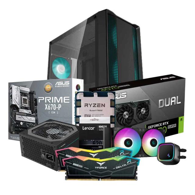 Mid-Range Gaming PC Build Offer NO.440 (Ryzen 9 7900X, 32GB RAM 6000MHz, RTX 4070 SUPER 12GB, 1TB NVMe SSD)