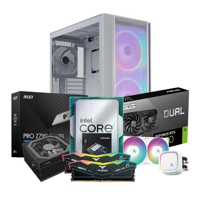 High-End Gaming PC Build Offer NO.453 (Intel Core i9-13900KF, 64GB RAM 5200MHz, RTX 4070 OC 12GB, 1TB NVMe SSD)