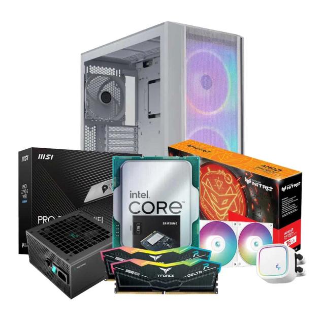 High-End Gaming PC Build Offer NO.508 (Intel Core i7-14700K, 64GB RAM 5200MHz, RX 7800 XT 16GB, 1TB NVMe SSD)