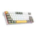 Redragon K530-YL Draconic PRO 60% Compact RGB Wireless Mechanical Keyboard BROWN Switch - (White / Gray / Yellow)