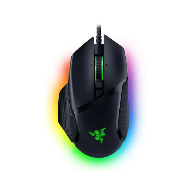 Razer Basilisk V3 - Wired Customisable Gaming Mouse (10+1 Programmable Buttons, HyperScroll Tilt Wheel, 11 Chroma RGB Lighting Zones, Optical Mouse Switches, Focus+ 26K DPI Optical Sensor) - Black