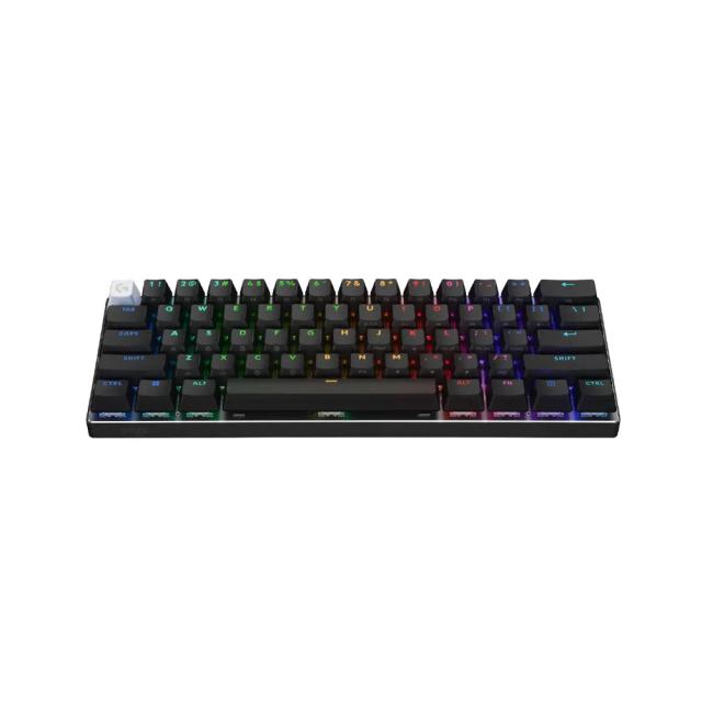 Logitech G PRO X 60 Lightspeed Wireless Gaming Keyboard, Ultra Compact TKL 60% Mechanical Keyboard for Windows PC, LIGHTSYNC RGB, Dual-Shot PBT Keycaps, GX Optical Tactile Switches - Black