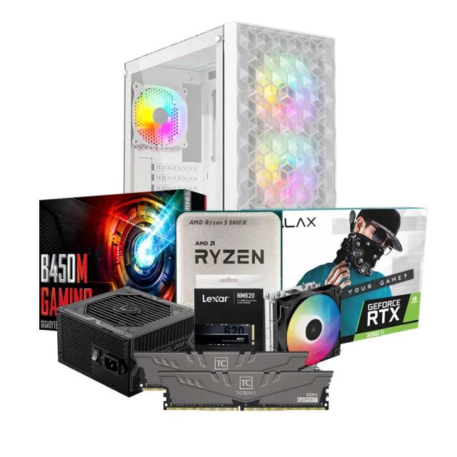 Low-End Gaming PC Build Offer NO.585 (Ryzen 7 5700X , 32GB RAM 3600MHz, RTX 3060 TI 8GB, 1TB NVMe SSD)