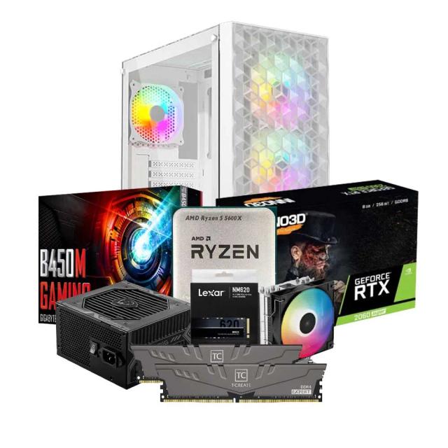 Low-End Gaming PC Build Offer NO.591 (Ryzen 7 5700X , 32GB RAM 3600MHz, RTX 2060 SUPER 8GB, 1TB NVMe SSD)