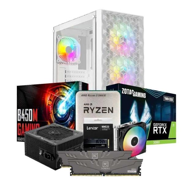 Low-End Gaming PC Build Offer NO.584 (Ryzen 7 5700X , 32GB RAM 3600MHz,  RTX 3060 12GB, 1TB NVMe SSD)