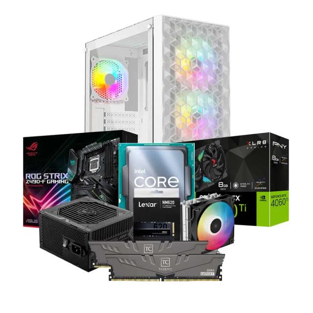 Mid-Range Gaming PC Build Offer NO.610 (Intel Core i7-11700K, 32GB RAM 3600MHz, RTX 4060 TI 8GB, 1TB NVMe SSD)