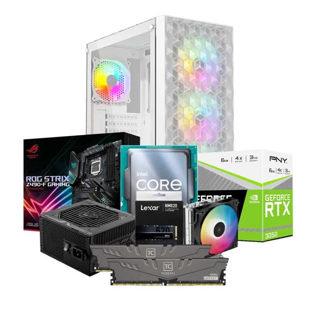 Low-End Gaming PC Build Offer NO.612 (Intel Core i7-11700K, 32GB RAM 3600MHz, RTX 3050 6GB, 1TB NVMe SSD)