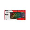 HyperX Alloy Elite 2 – Mechanical Gaming Keyboard, Software-Controlled Light & Macro Customization, ABS Pudding Keycaps, Media Controls, RGB LED Backlit, Linear Switch, HyperX Red,Black