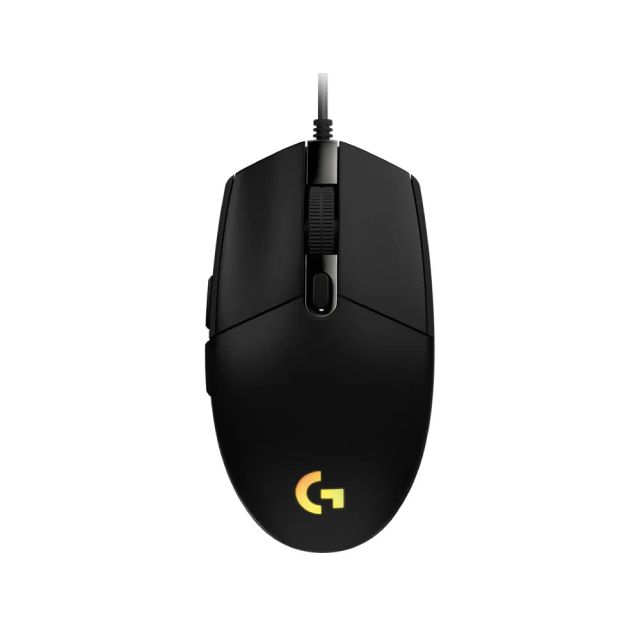Logitech G102 Light Sync Gaming Wired Mouse with Customizable RGB Lighting, 6 Programmable Buttons, Gaming Grade Sensor, 8k DPI Tracking,16.8m Color, Light Weight , Black, Wired