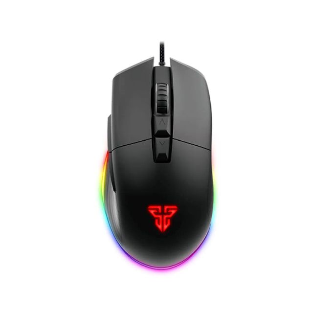Fantech HERO UX1 High Performance Pixart 3389 16000 DPI RGB Macro Wired Optical Gaming Mouse, Black, Wired