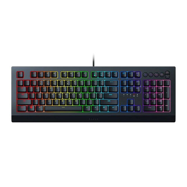 Razer Cynosa V2 Gaming Keyboard, Customizable Chroma RGB Lighting - Individually Backlit Keys - Spill-Resistant Design - Programmable Macro Functionality - Dedicated Media Keys