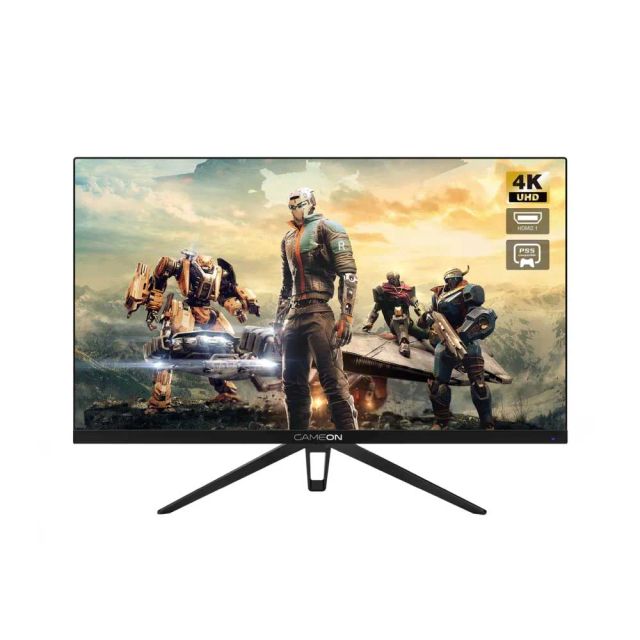 GAMEON GO28UHDIPS 28" 4K UHD, 144Hz, 1ms, HDMI 2.1 Gaming Monitor with GAMEON Pole-Mounted Gas Spring Single Monitor Arm (PS5 & XBOX Series X|S 120Hz)