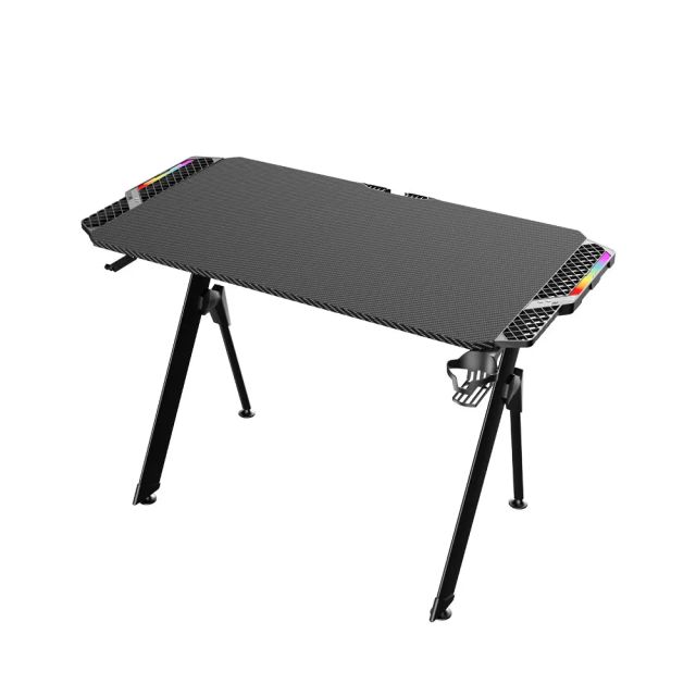 Fantech Desk GD711 GAMING DESK, RGB Lighting, Carbon Fiber Texture, Cable Management