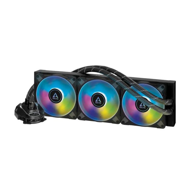 Arctic Liquid Freezer II 360 A-RGB - Multi-Compatible All-in-one CPU AIO Water Cooler with A-RGB, Intel & AMD Compatible, efficient PWM-Controlled Pump, Fan Speed: 200-1800 RPM, LGA1700 Compatible