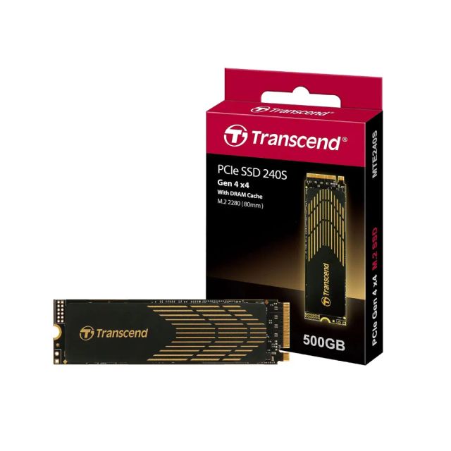 Transcend 240S 500GB NVMe PCIe Gen4 x4 MTE240S M.2 SSD