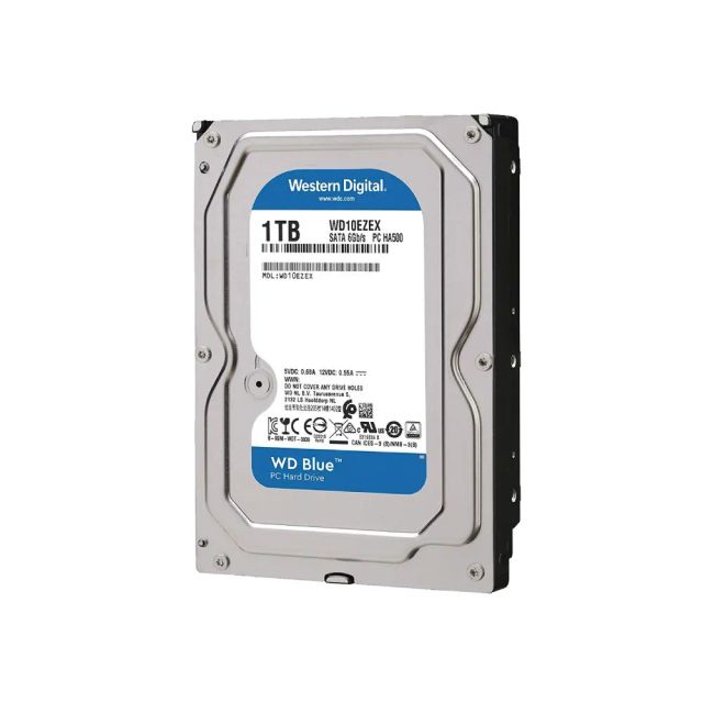Western Digital BLUE Desktop 1TB 3.5"Hard Disk Drive, IDEAL for PC/Mac/CCTV/NAS/DVR/Raid and SATA Application