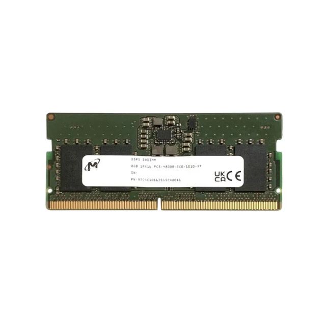 Micron 8GB DDR5 4800MHz PC5-38400 non-ECC Unbuffered 262p SoDIMM OEM Laptop Memory