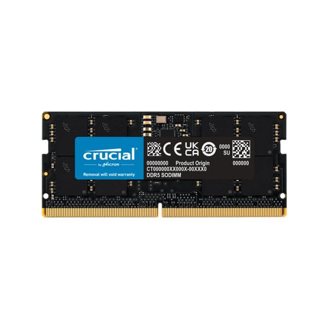 Crucial 16GB Single DDR5-5600MHz SODIMM Laptop Memory Module Ram