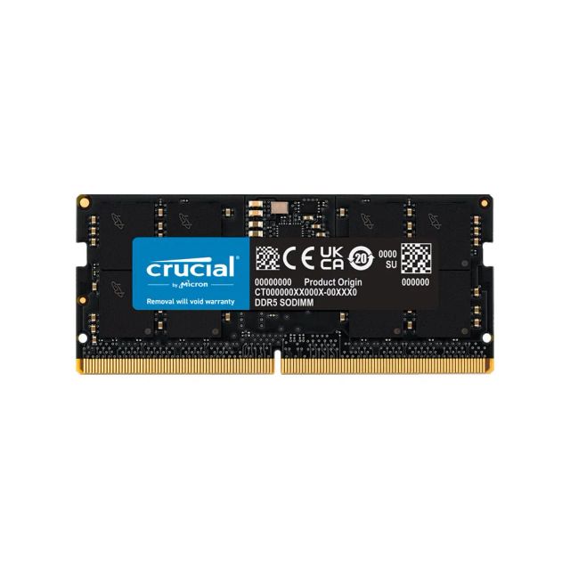 Crucial 16GB Single DDR5-5200MHz SODIMM Laptop Memory Module Ram