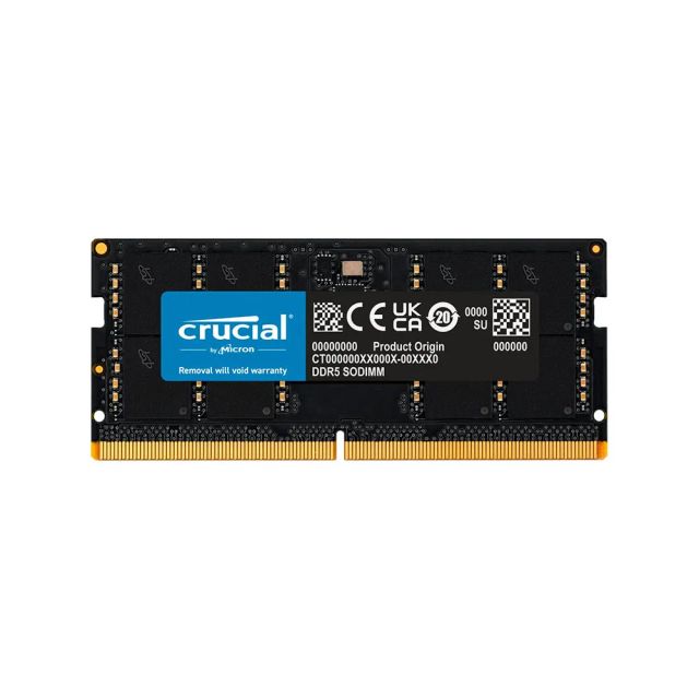 Crucial 32GB Single DDR5-4800MHz SODIMM Laptop Memory Module Ram