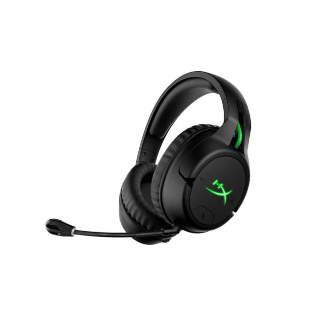 HyperX CloudX Flight – Wireless Gaming Headset, Official Xbox Licensed, Compatible with Xbox One and Series X|S, Game and Chat Mixer, Memory Foam, Detachable Noise-Cancellation Microphone, Black/Green