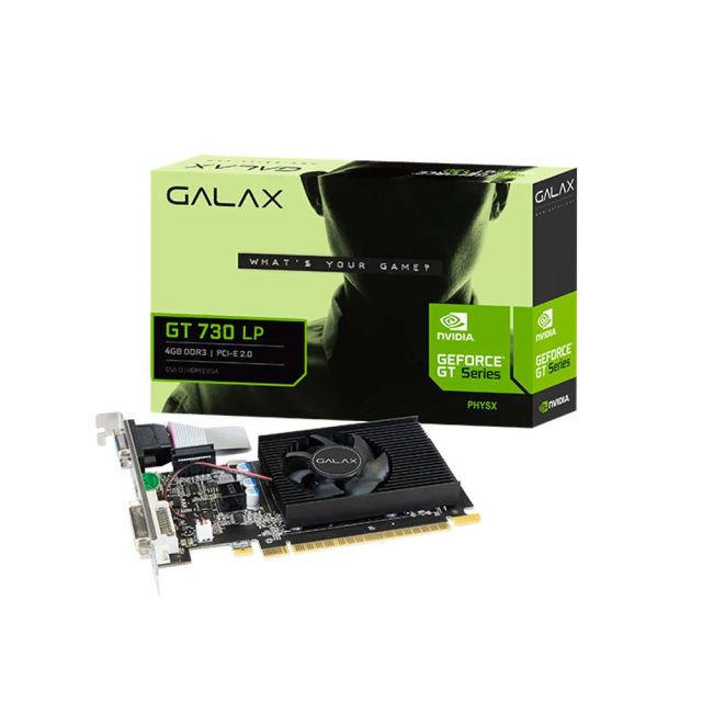 Galax GeForce GT 730 LP 4GB DDR3 128-bit, Low Profile, HDMI/DVI/VGA