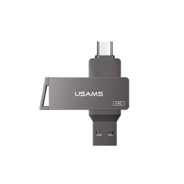 USAMS OTG Type-C+USB 3.0 High Speed Flash Drives, Pendrive USB Key USB Flash Drive - 64GB