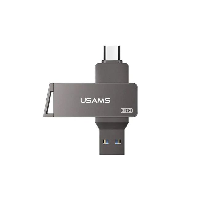 USAMS OTG Type-C+USB 3.0 High Speed Flash Drives, Pendrive USB Key USB Flash Drive - 256GB