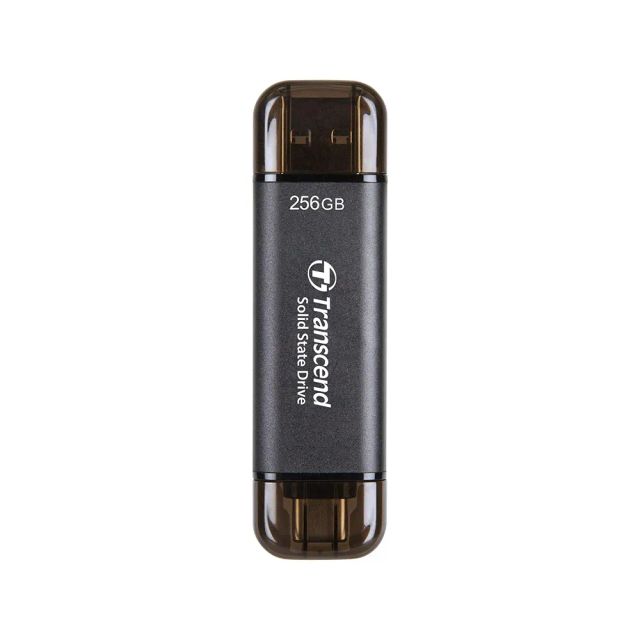 Transcend Portable SSD ESD310C, USB Type-C & Type-A Connector, 10Gbps - 256GB