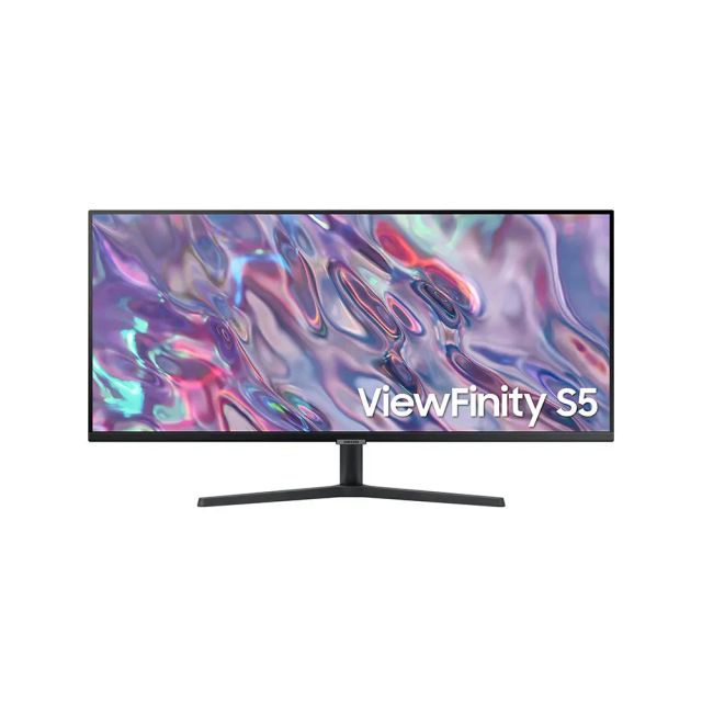 Samsung 34” ViewFinity S5 S34C500GAM UltraWide QHD 100Hz AMD FreeSync Monitor with HDR10, 5ms, VA (DisplayPort, HDMI) - Black