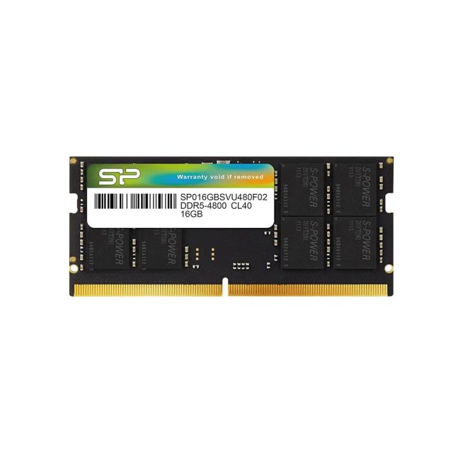 Silicon Power DDR5 16GB 4800MHz (PC5-38400) 262-pin CL40 1.1V SODIMM Non-ECC Laptop RAM Computer Memory