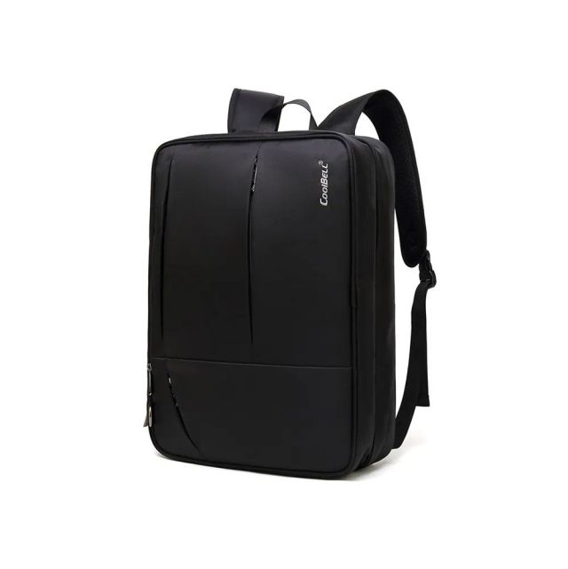 CoolBell CB-5502 Laptop Hand Bag & Backpack 15.6-Inch, High Quality Water-Repellent and Dust-Proof Fabric - Black