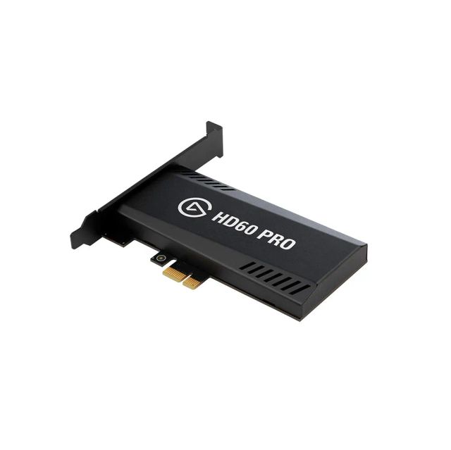 Elgato HD60 Pro1080p60 Capture and Passthrough, PCIe Capture Card, Low-Latency Technology, PS5, PS4, Xbox Series X/S, Xbox One, Black