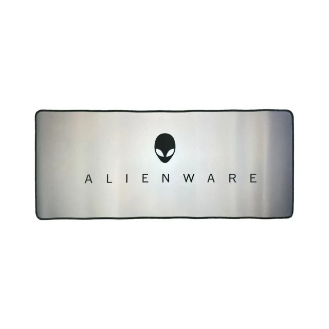Gaming Mouse Pad, 70X30cm Large Computer Mouse Mat with Alienware Logo, for Desktop, Non-slip Rubber Base Water Resistant Stitched Edge